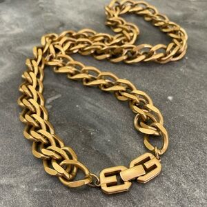 Vintage Givenchy Chunky Gold Chain Necklace